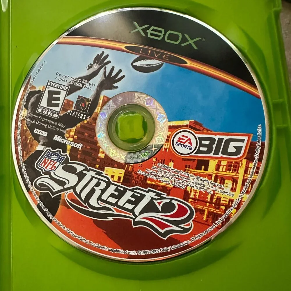 NFL Street 2 (Microsoft Xbox, 2004) CIB Complete In box Tested Working